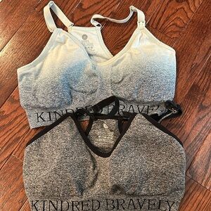 2 medium kindred bravely nursing sports bras